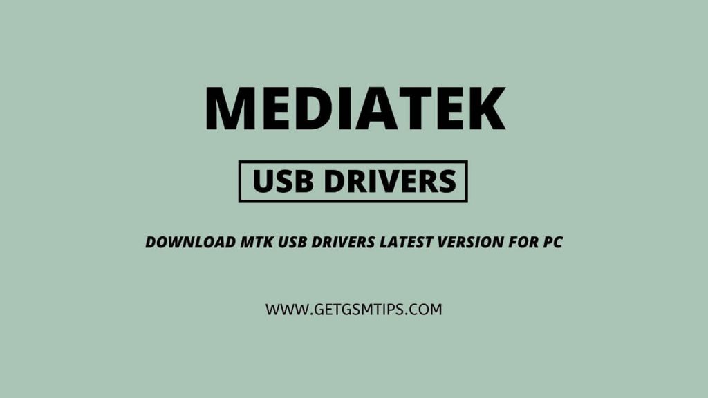 mtk cdc drivers download